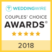 A couple 's choice award for wedding wire 2 0 1 8