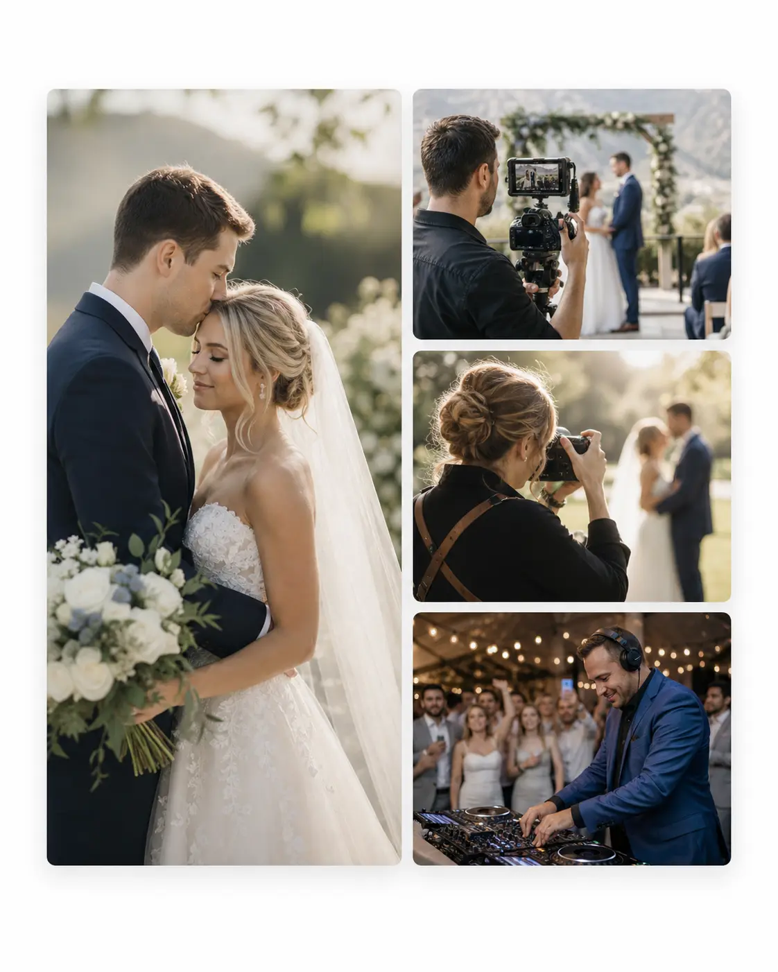 Wedding DJ, Photography & Videography