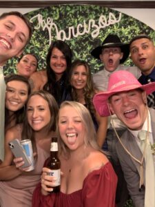 A group of people posing for a picture.