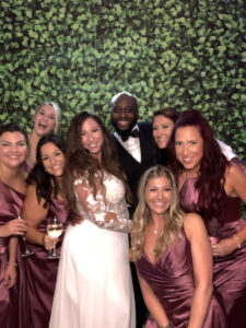 A group of people posing for a picture.