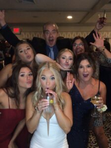 A group of people posing for the camera