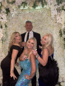 A group of people posing for the camera